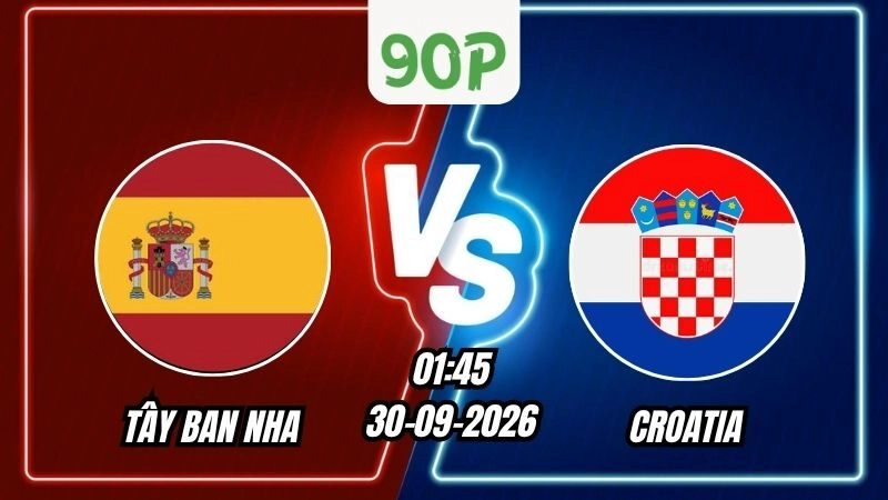 Nhận định Tây Ban Nha vs Croatia 01h45 ngày 30/09/2026